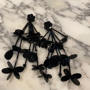 Black Statement Earrings